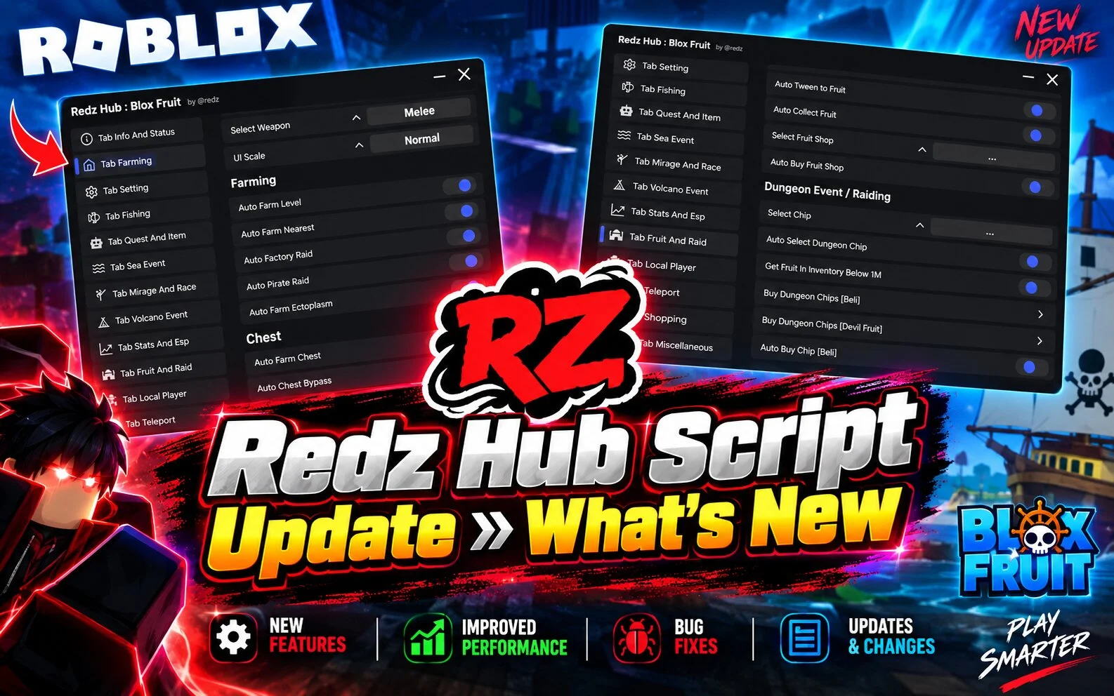 Redz Hub Script Update
