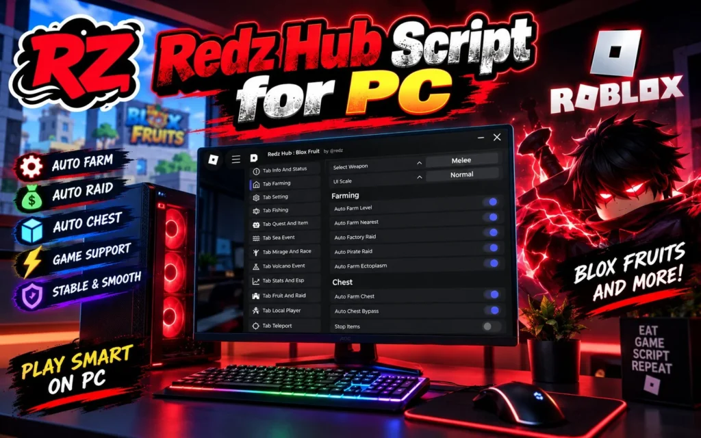 Redz Hub Script for PC